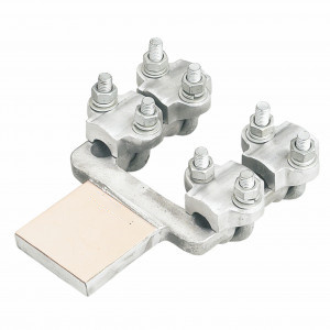 Slsg boulon type cuivre - aluminium transition double fil périphérique fil clip