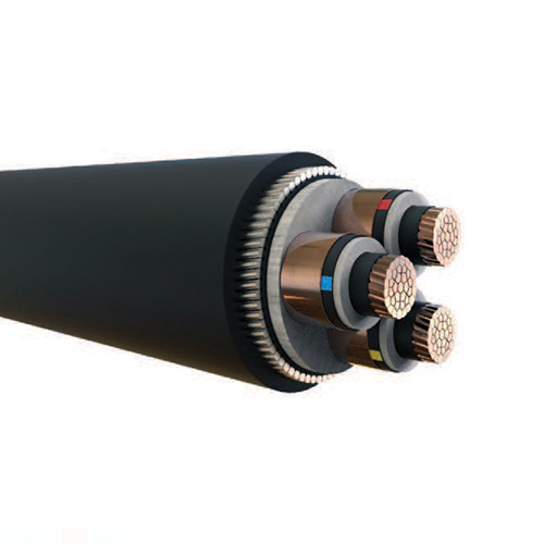 Câble cuivre tripolaire isolé XLPE armé / NA2XSEFGBY