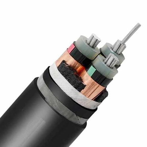 Câble alu. multipolaire isolé XLPE armé et  blindé / NA2XSEBY