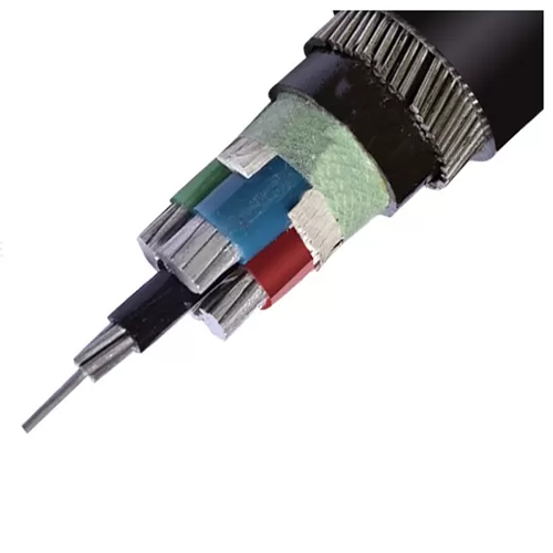 Câble alu. multipolaire isolé XLPE blindé 0,6/1KV