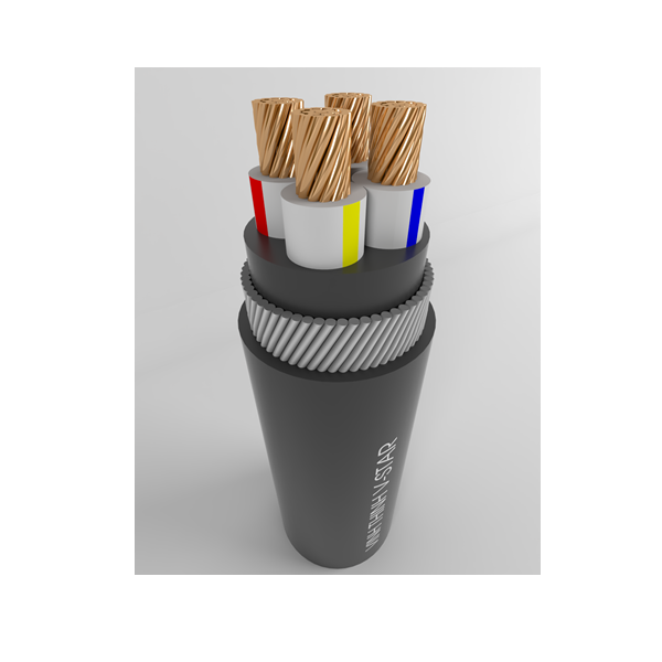 Câble cuivre multipolaire isolé XLPE blindé 0,6/1KV