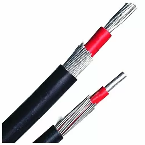 Câble alu. monopolaire isolé XLPE blindé 0,6/1KV