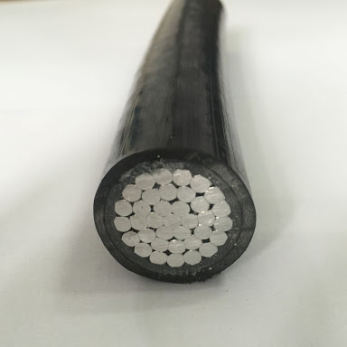 Câble alu. monopolaire isolé XLPE non blindé 0,6/1KV
