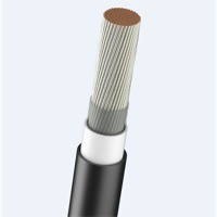 Câble alu. monopolaire isolé XLPE non blindé 0,6/1KV