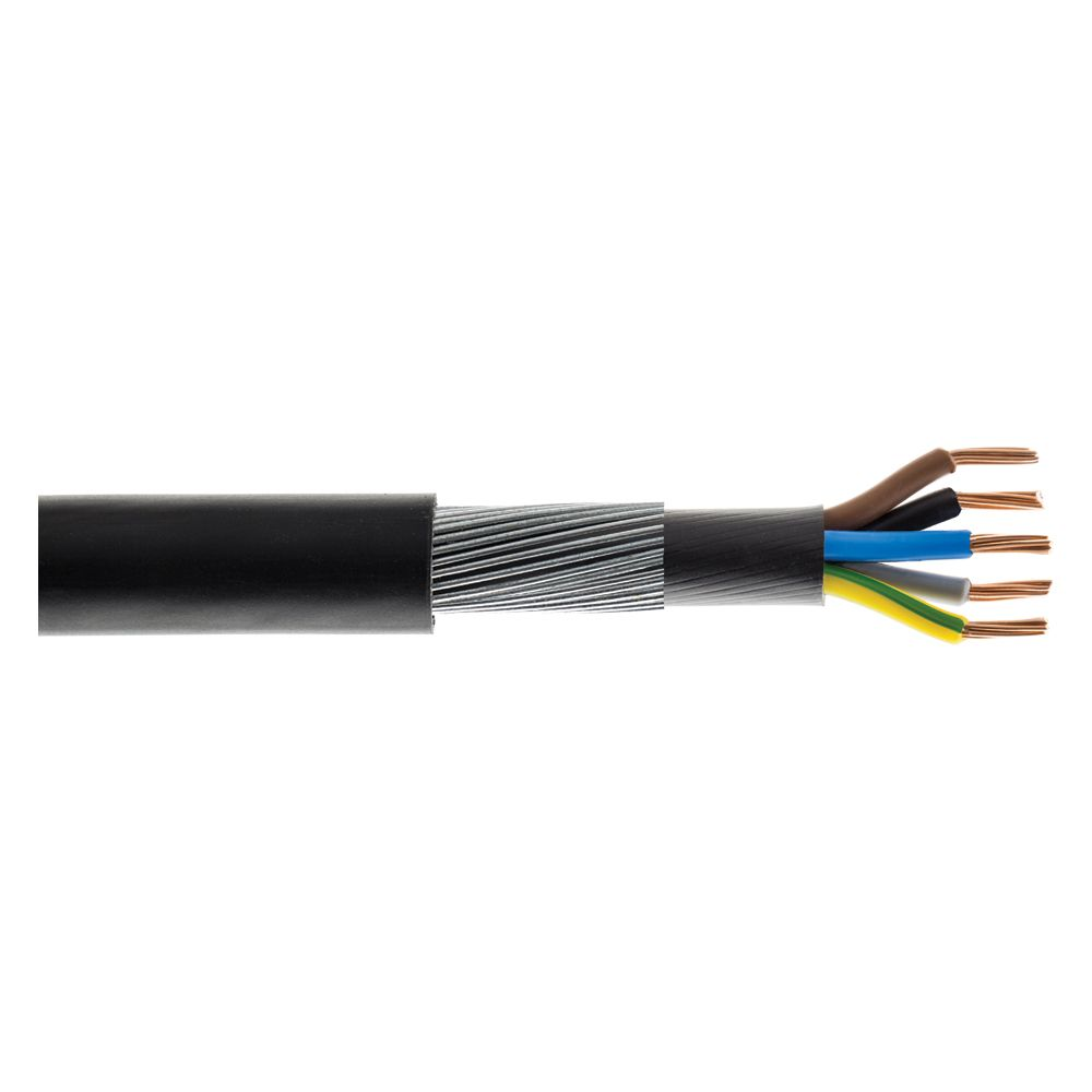Câble multipolaire cuivre blindé, isolé en PVC 0,6/1KV