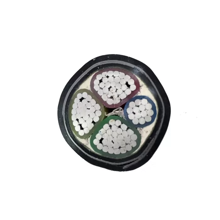 Câble multipolaire alu. 0,6 / 1 KV, isolé en PVC et blindé