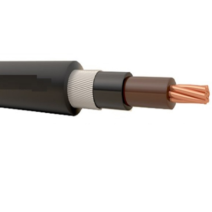 Câble cuivre unipolaire 0,6 / 1 KV, isolé en PVC blindé