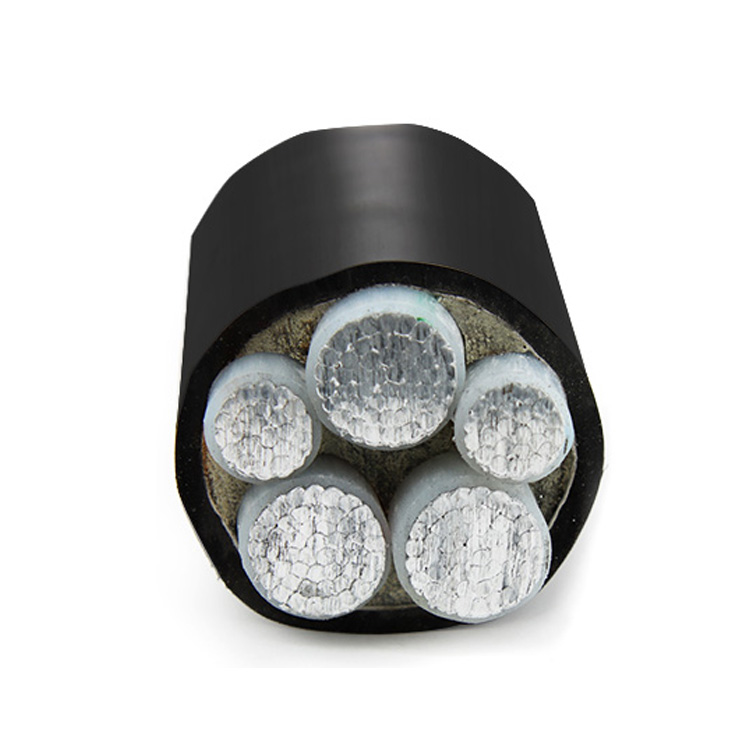 Câble multipolaire alu. isolé en PVC non blindé 0,6/1KV