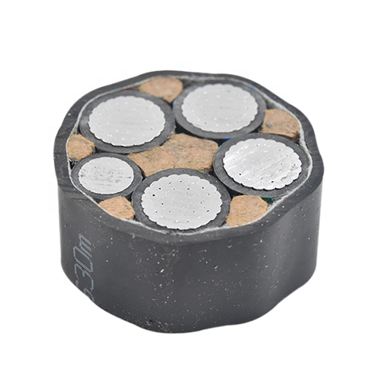 Câble multipolaire alu. isolé en PVC non blindé 0,6/1KV