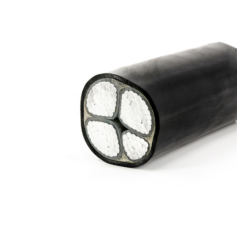 Câble multipolaire alu. isolé en PVC non blindé 0,6/1KV