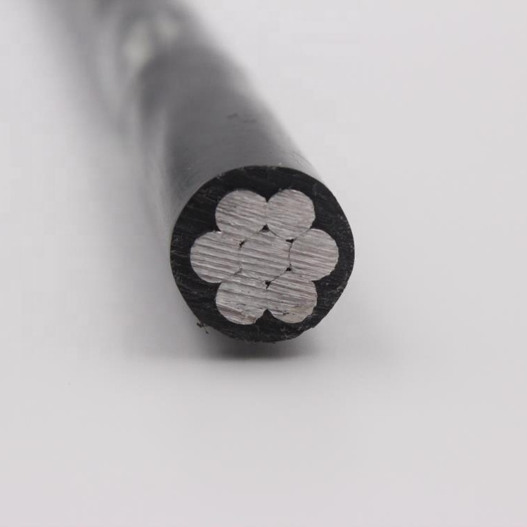 Câble alu unipolaire isolé en PVC non blindé 0,6/1 KV